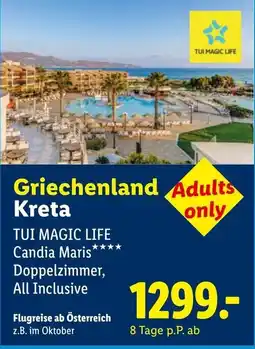 Lidl Reisen TUI MAGIC LIFE Candia Maris**** Angebot