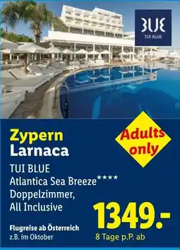 Lidl Reisen TUI BLUE Atlantica Sea Breeze Angebot