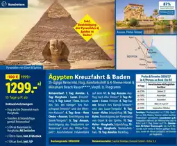 Lidl Reisen Ägypten Kreuzfahrt & Baden Angebot