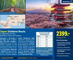 Lidl Reisen Japan Goldene Route Angebot