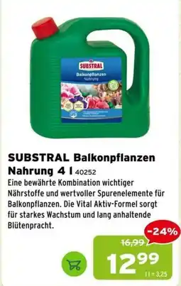 Salzburger Lagerhaus Substral Balkonpflanzen Nahrung Angebot