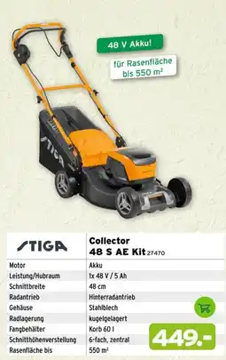 Salzburger Lagerhaus STIGA Collector 48 S AE Kit Angebot