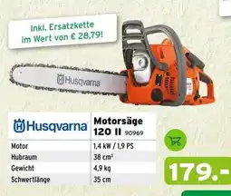 Salzburger Lagerhaus Husqvarna Motorsäge 120 II Angebot
