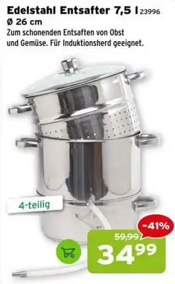 Salzburger Lagerhaus Edelstahl Entsafter Angebot