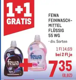 Metro FEWA FEINWASCHMITTEL FLÜSSIG 55 WG Angebot