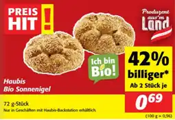Nah&Frisch Haubis Bio Sonnenigel Angebot