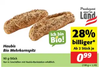 Nah&Frisch Haubis Bio Mehrkornspitz Angebot