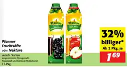 Nah&Frisch Pfanner Fruchtsäfte oder Nektare Angebot