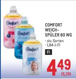 Metro COMFORT Weichspüler 80 WG Angebot
