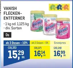 Metro Vanish Fleckenentferner Angebot
