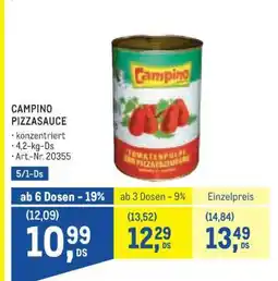Metro CAMPINO PIZZASAUCE Angebot