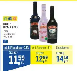 Metro Bailey´s Irish Cream Angebot