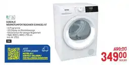 Metro GORENJE WÄRMEPUMPENTROCKNER D3HNE82/AT Angebot