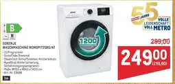 Metro GORENJE WASCHMASCHINE W3NGPIP72SBS/AT Angebot