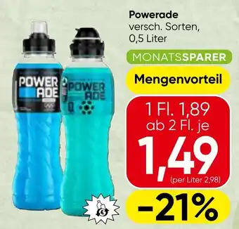 Spar Powerade Angebot