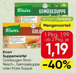 Spar Knorr Suppenwürfel Angebot