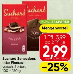 Spar Suchard Sensations oder Finessa Angebot