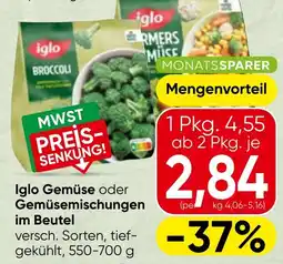 Spar Iglo Gemüse Angebot