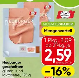 Spar Neuburger geschnitten Angebot