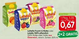 Spar Lattella Frucht & Molke oder Lattella 100% pflanzlich Angebot