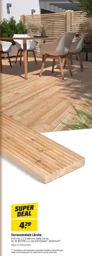 OBI Terrassendiele Lärche Angebot
