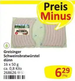 Kastner Greisinger Schweinsbratwürstel dünn Angebot