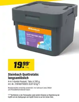 OBI Steinbach Quattrotabs langsamlöslich Angebot