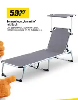 OBI Sonnenliege Jamarillo mit Dach Angebot