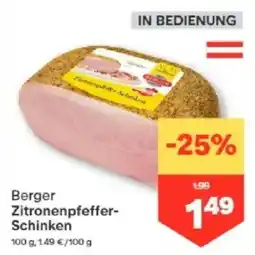 MPreis Berger Zitronenpfeffer-Schinken Angebot