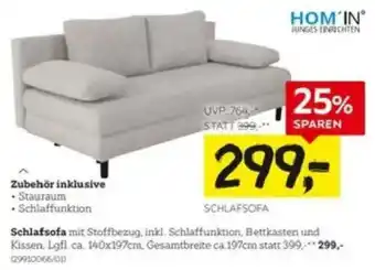 XXXLutz HOM'IN Schlafsofa Angebot