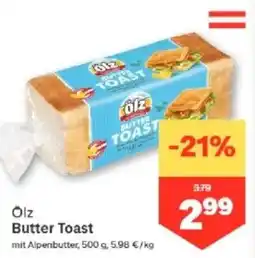 MPreis Ölz Butter Toast Angebot