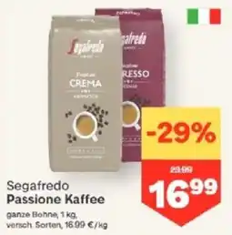 MPreis Segafredo Passione Kaffee Angebot