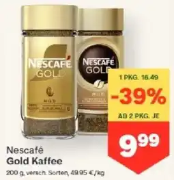 MPreis Nescafé Gold Kaffee Angebot