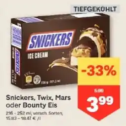MPreis Snickers Ice Cream Angebot