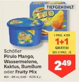 MPreis Schöller Pirulo Mango, Wassermelone, Kaktus, BumBum oder Fruity Mix Angebot