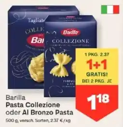 MPreis Barilla Pasta Collezione Angebot