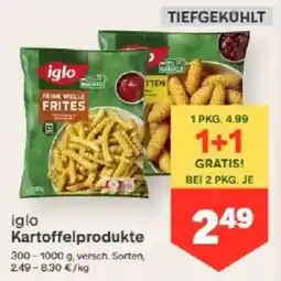 MPreis iglo Kartoffelprodukte Angebot