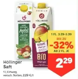 MPreis Höllinger Saft Angebot