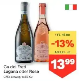 MPreis Ca dei Frati Lugana oder Rose Angebot