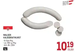 Metro Walser Kalbsbratwurst Angebot