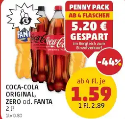 PENNY Coca-cola original, zero od. fanta Angebot
