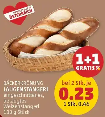 PENNY Bäckerkrönung laugenstangerl Angebot