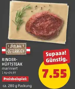 PENNY Rinder- hüftsteak Angebot