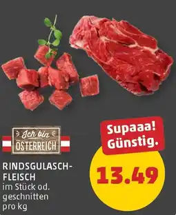 PENNY Rindsgulasch- fleisch Angebot