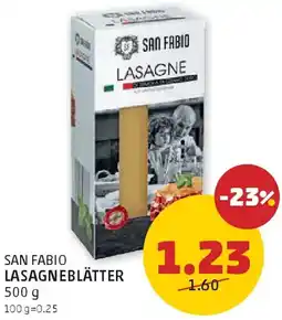 PENNY San fabio lasagneblätter Angebot