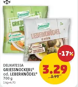 PENNY Delikatessa griessnockerl od. leberknödel Angebot