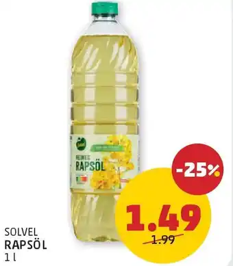 PENNY Solvel rapsöl Angebot