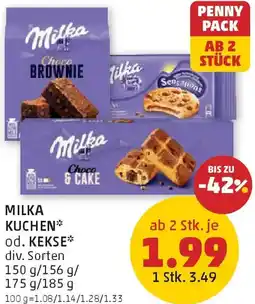 PENNY Milka kuchen od. kekse Angebot