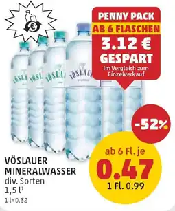 PENNY Vöslauer mineralwasser Angebot