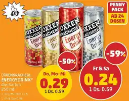 PENNY Oxxenkracherl energydrink Angebot